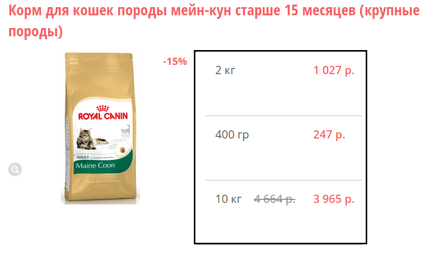 Корм Для Кошек Мейн Кун Купить