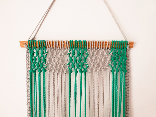 Плетение полотна гамака
