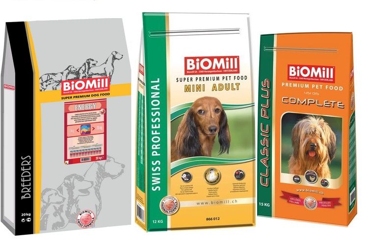 Ассортимент Биомилл для собак