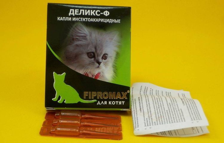 Капли для кошек Деликс-Ф
