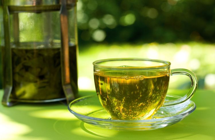 Крупкий зеленый чай при крапивнице у собак